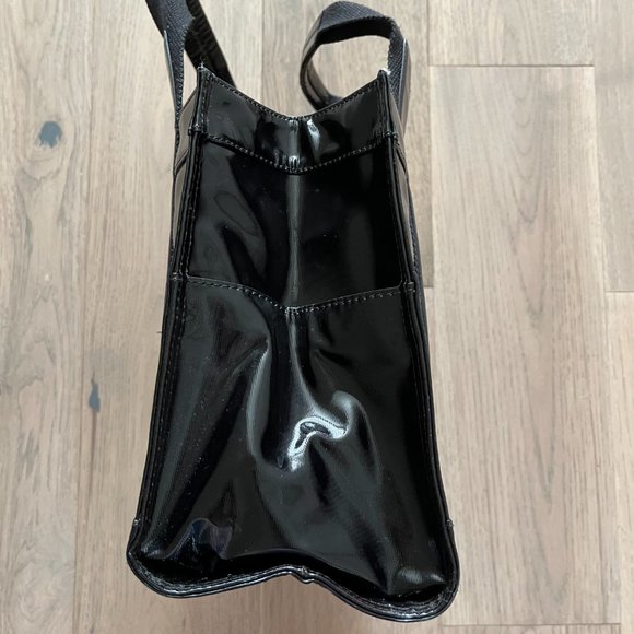 Tory Burch patent black leather tote bag - Picture 2 of 11